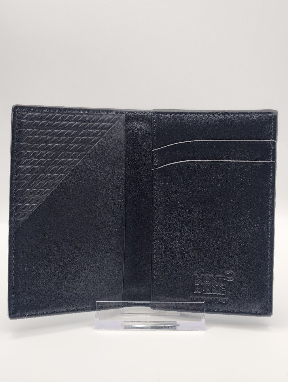 Montblanc For BMW Black Leather Business Card Holder